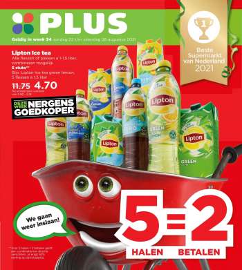 Plus-aanbieding - 22.8.2021 - 28.8.2021.