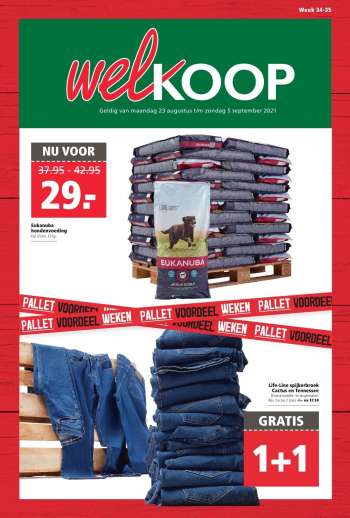 Welkoop-aanbieding - 23.8.2021 - 5.9.2021.