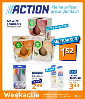 Action-aanbieding - 25.8.2021 - 31.8.2021.