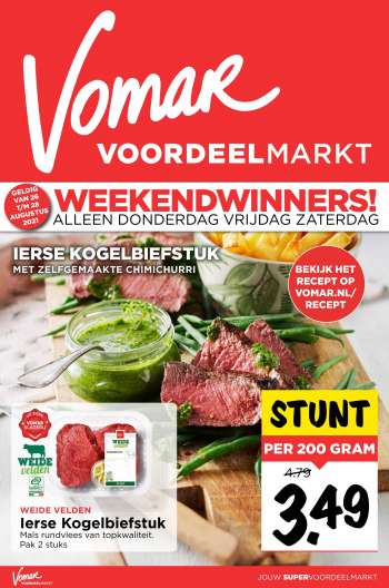 Vomar-aanbieding - 26.8.2021 - 28.8.2021.