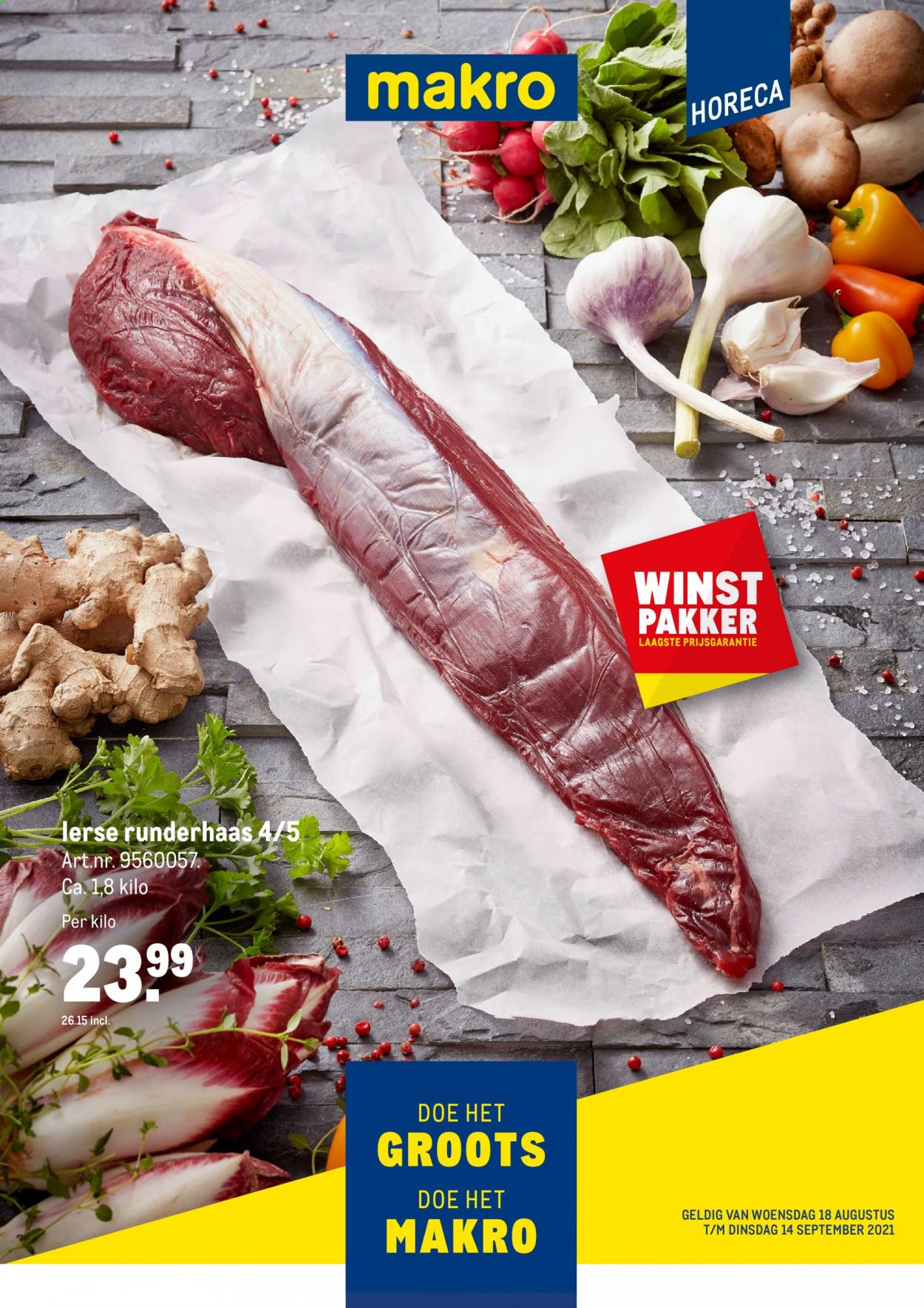 Makro-aanbieding - 18-8-2021 - 14-9-2021. Pagina 1