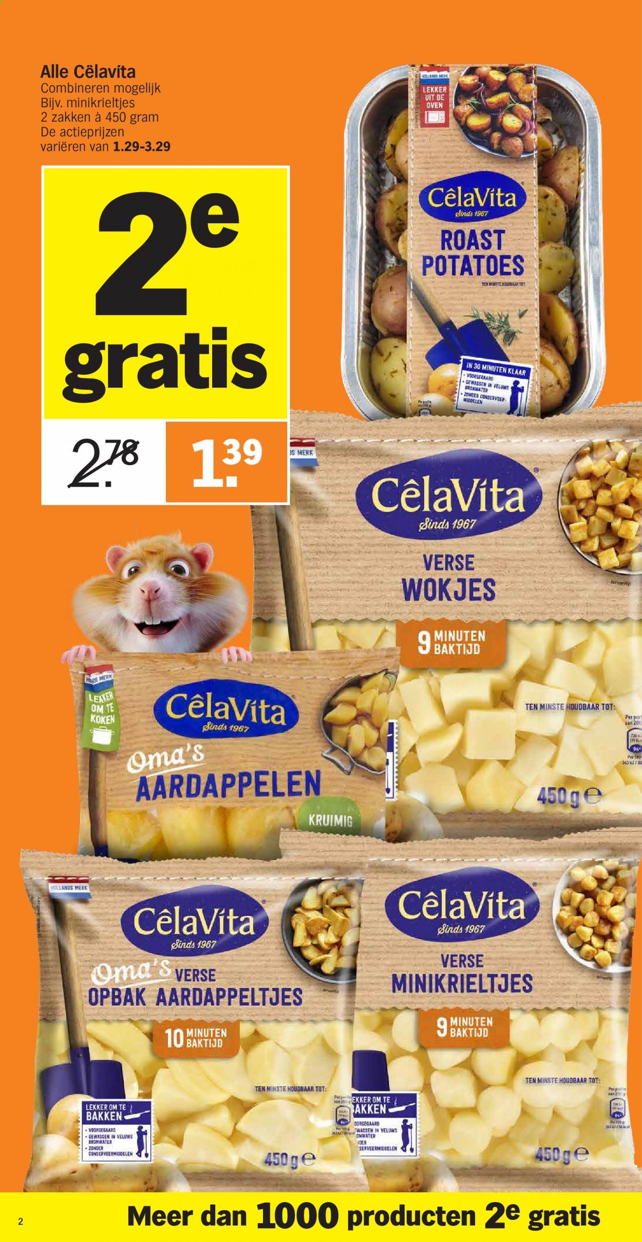 thumbnail - Albert Heijn-aanbieding - 30-8-2021 - 5-9-2021 -  producten in de aanbieding - aardappelen, bronwater. Pagina 2.