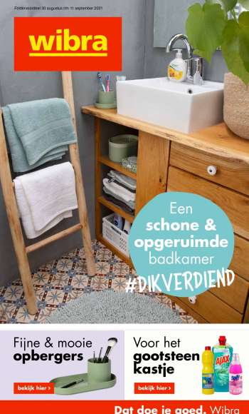Wibra-aanbieding - 30.8.2021 - 11.9.2021.