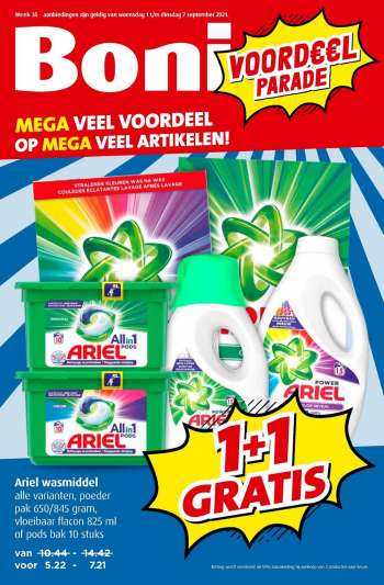 Boni-aanbieding - 1.9.2021 - 7.9.2021.