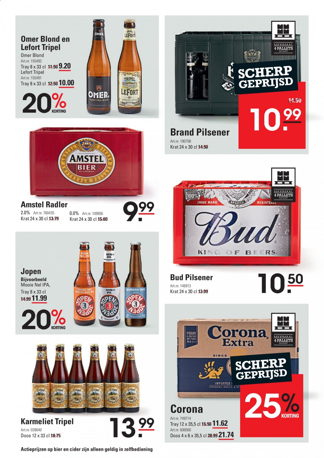 thumbnail - Sligro-aanbieding - 2-9-2021 - 20-9-2021 -  producten in de aanbieding - pilsener, Amstel Bier, bier, cider. Pagina 23.