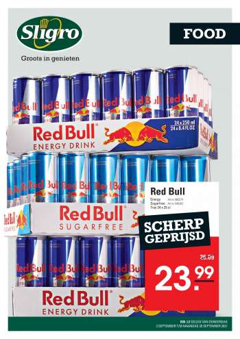 Sligro-aanbieding - 2.9.2021 - 20.9.2021.