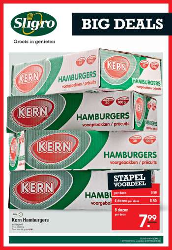Sligro-aanbieding - 2.9.2021 - 20.9.2021.