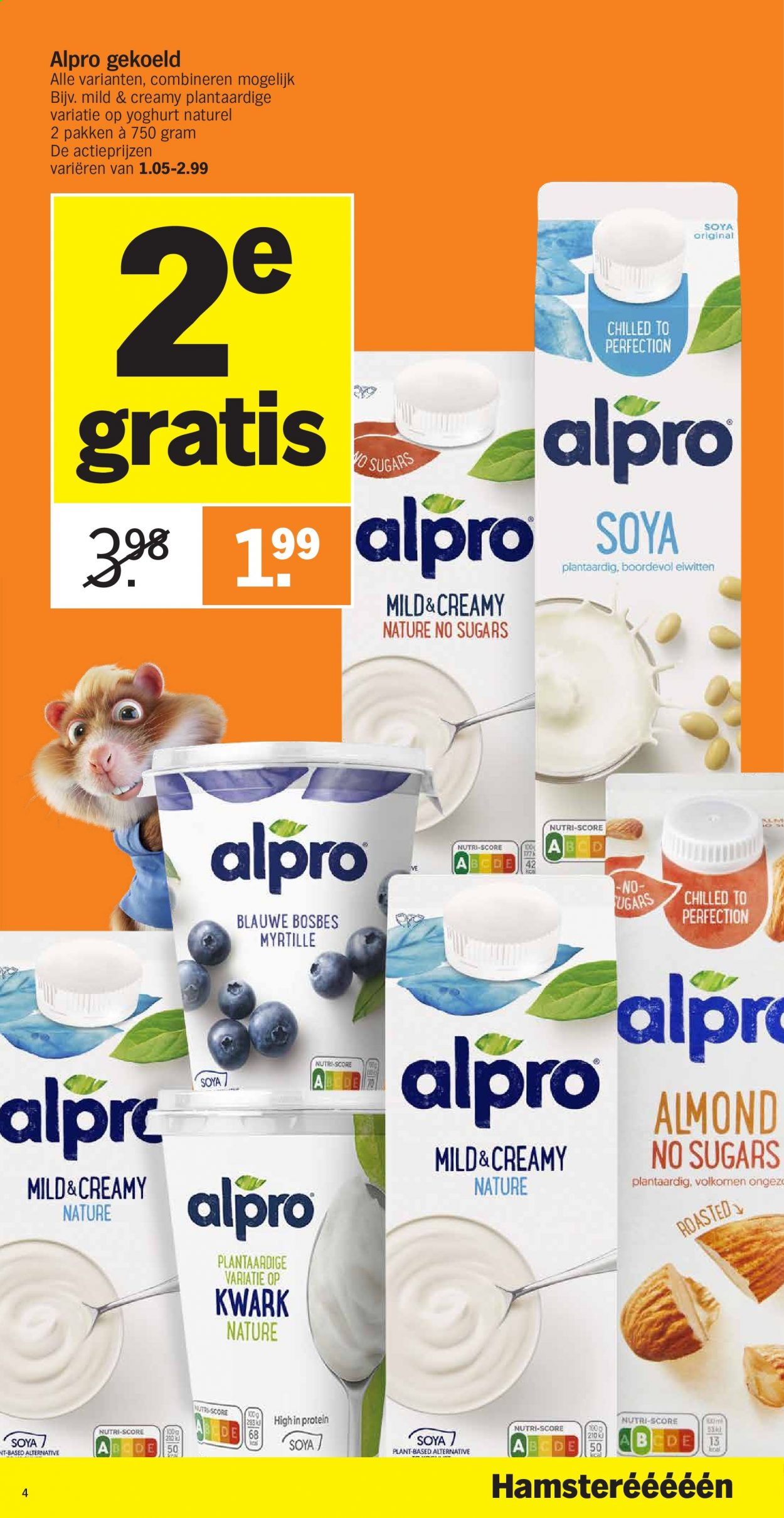 thumbnail - Albert Heijn-aanbieding - 6-9-2021 - 12-9-2021 -  producten in de aanbieding - yoghurt. Pagina 4.