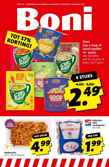Boni-aanbieding - 8.9.2021 - 14.9.2021.