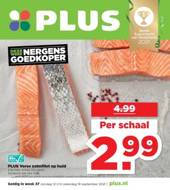 Plus-aanbieding - 12.9.2021 - 18.9.2021.