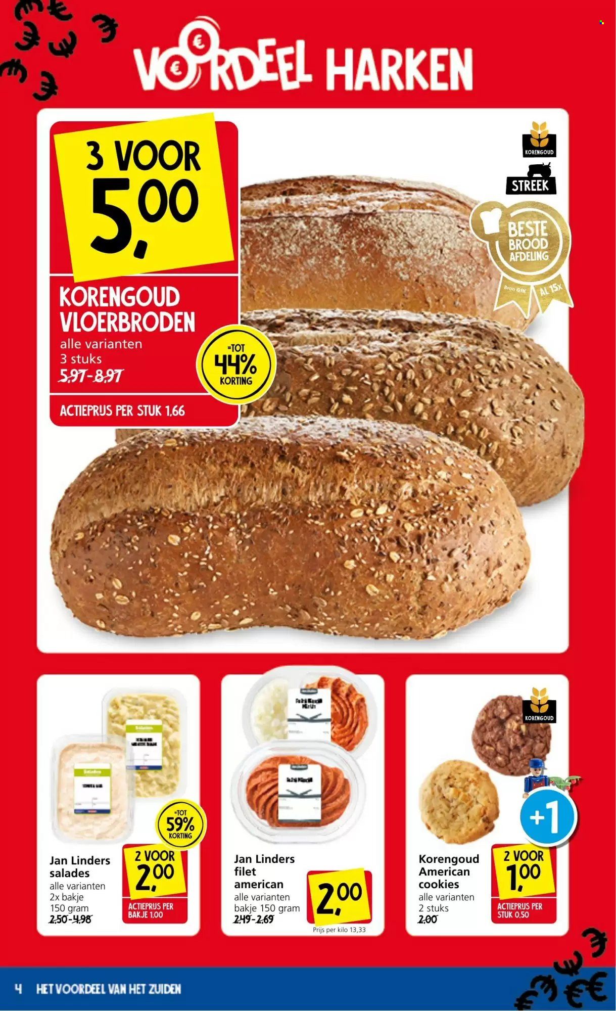 thumbnail - Jan Linders-aanbieding - 13-9-2021 - 19-9-2021 -  producten in de aanbieding - brood, cookies. Pagina 4.