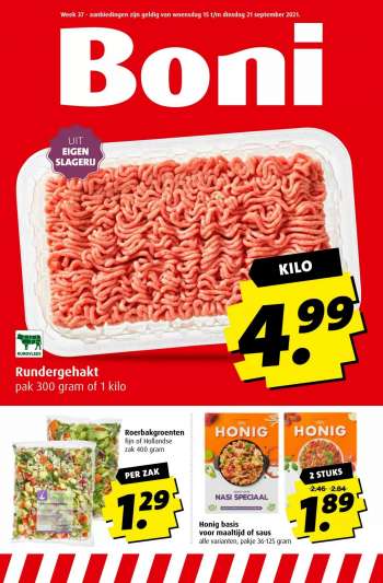 Boni-aanbieding - 15.9.2021 - 21.9.2021.