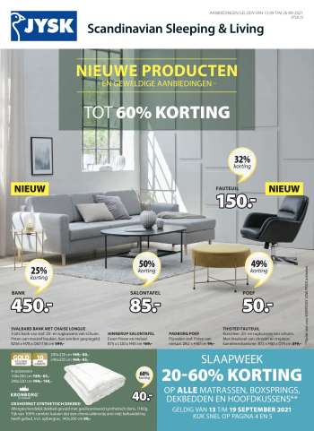 JYSK-aanbieding - 13.9.2021 - 26.9.2021.