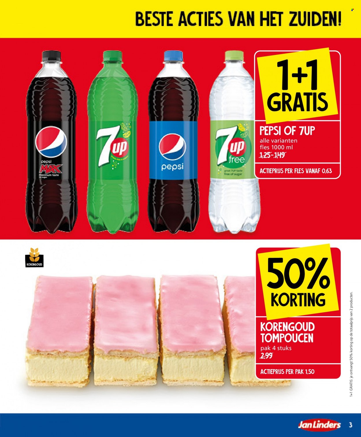 thumbnail - Jan Linders-aanbieding - 27-9-2021 - 3-10-2021 -  producten in de aanbieding - Pepsi. Pagina 3.