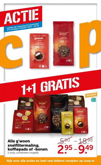 Coop-aanbieding - 27.9.2021 - 3.10.2021.