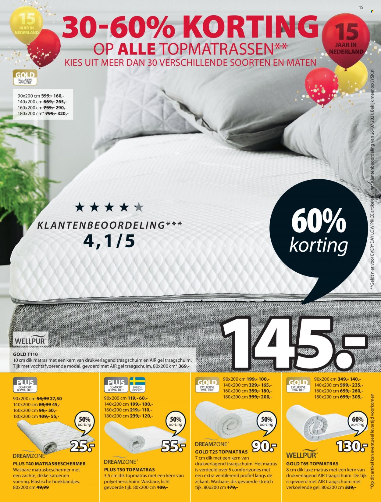JYSK-aanbieding - 27-9-2021 - 10-10-2021. Pagina 15