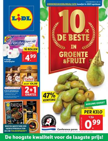 Lidl-aanbieding - 4.10.2021 - 10.10.2021.