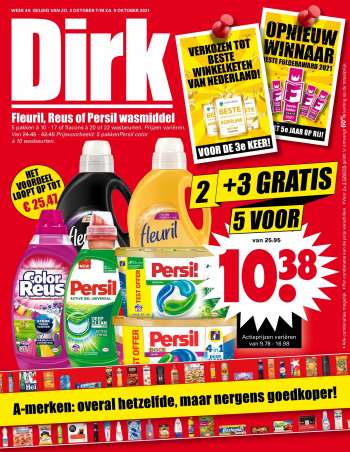 Dirk-aanbieding - 3.10.2021 - 9.10.2021.