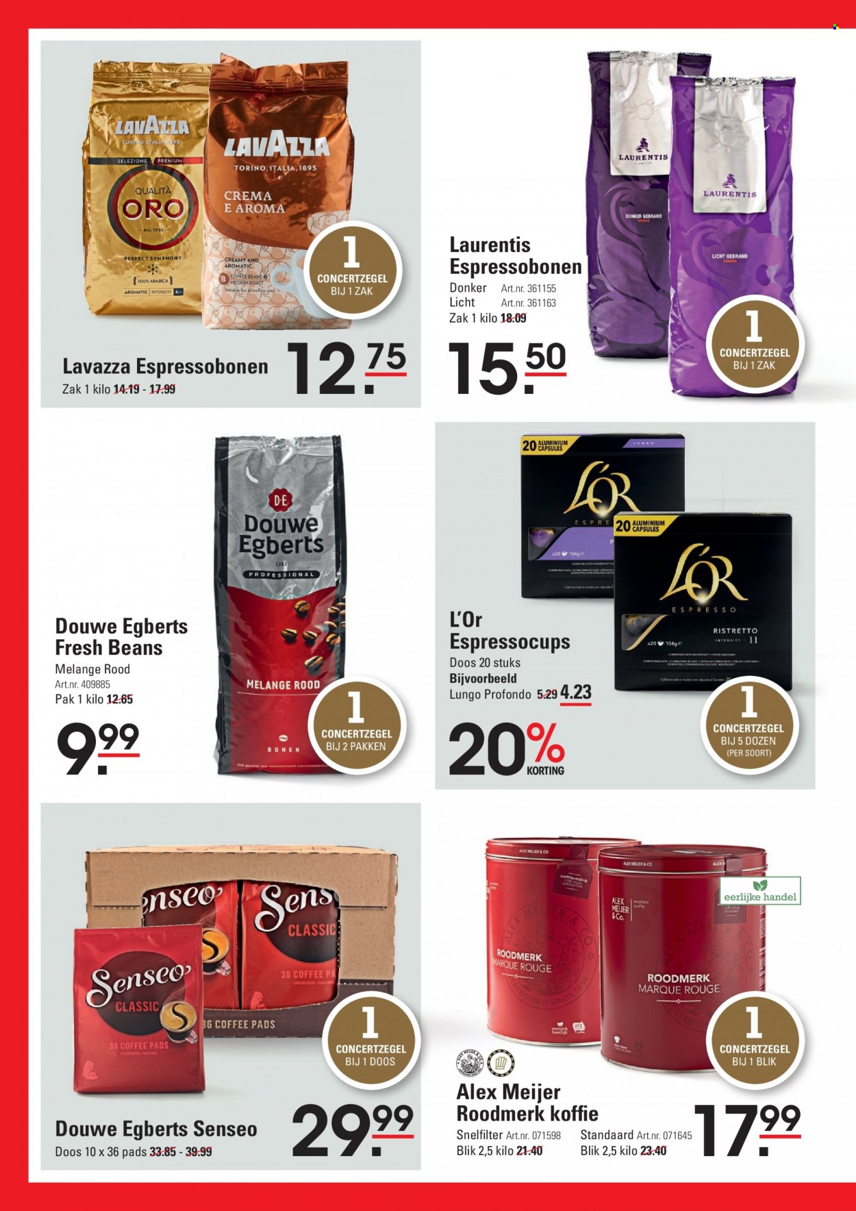 thumbnail - Sligro-aanbieding - 7-10-2021 - 25-10-2021 -  producten in de aanbieding - Douwe Egberts, koffie, L’or, Lavazza, ristretto, Senseo. Pagina 6.