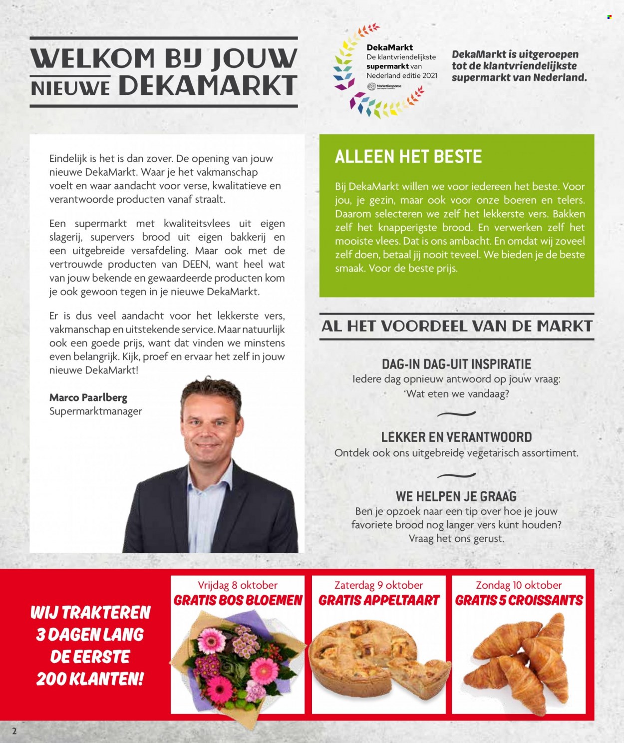 thumbnail - DekaMarkt-aanbieding - 8-10-2021 - 10-10-2021 -  producten in de aanbieding - brood, appeltaart, croissant, vegetarisch eten, kom. Pagina 2.