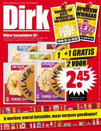 Dirk-aanbieding - 10.10.2021 - 16.10.2021.