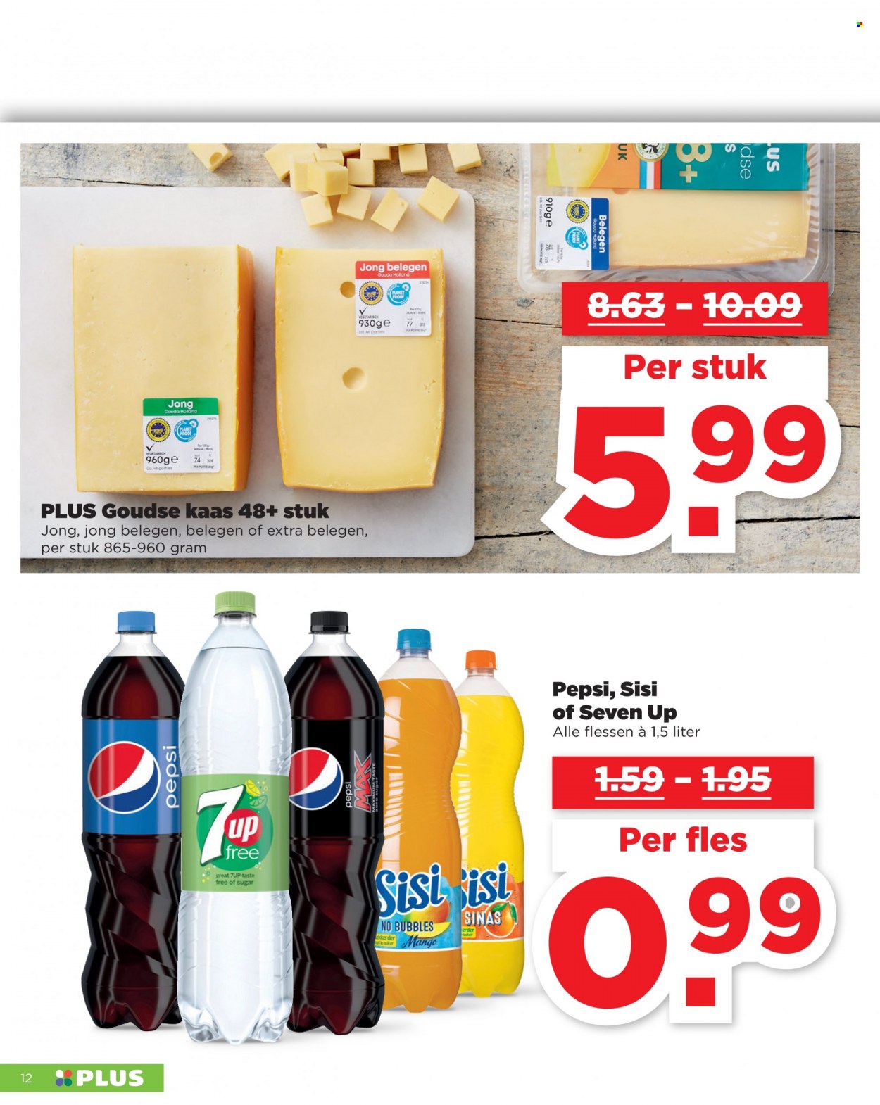 thumbnail - Plus-aanbieding - 17-10-2021 - 23-10-2021 -  producten in de aanbieding - mango, kaas, gouda, Pepsi. Pagina 14.