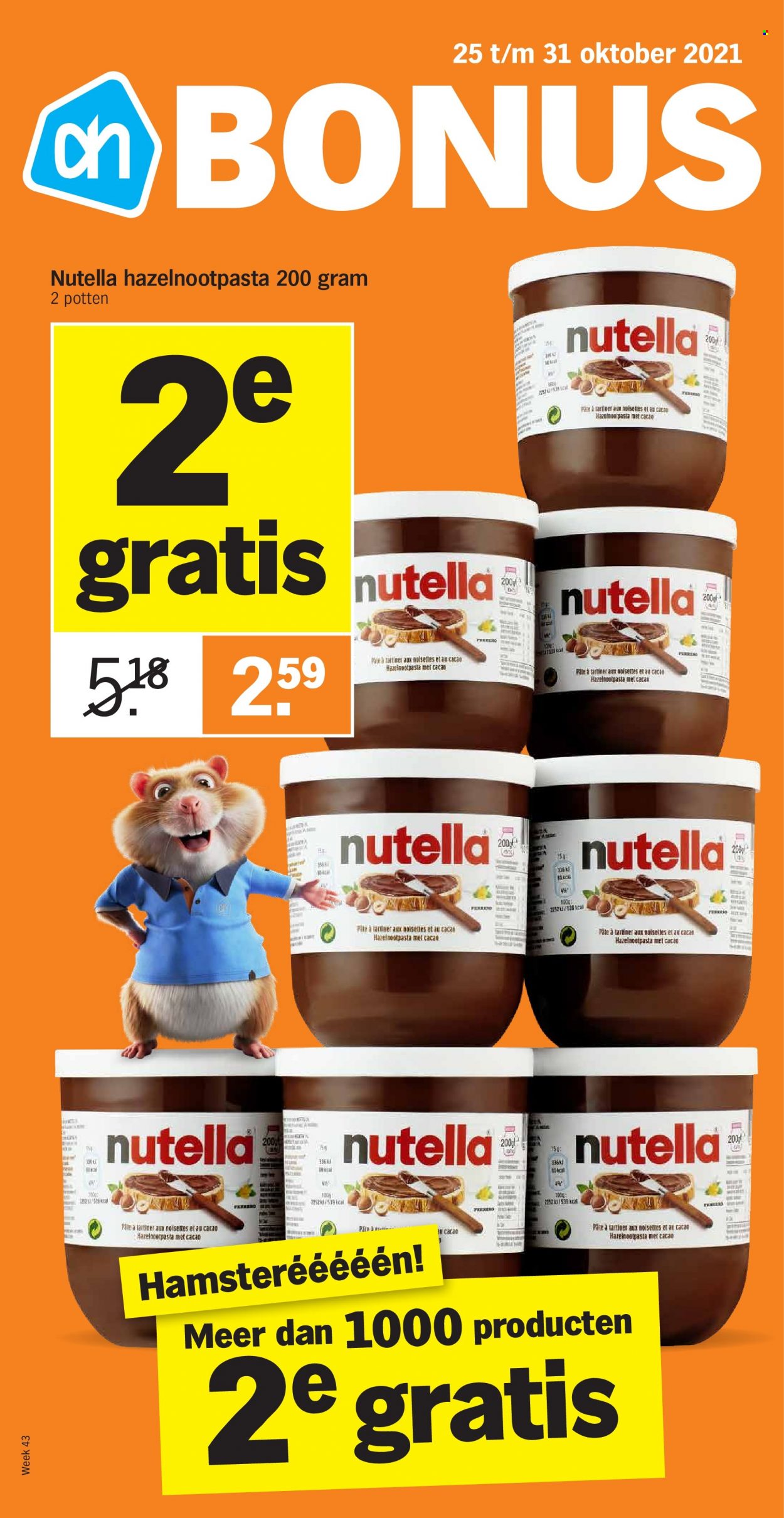 Albert Heijn-aanbieding - 25-10-2021 - 31-10-2021. Pagina 1