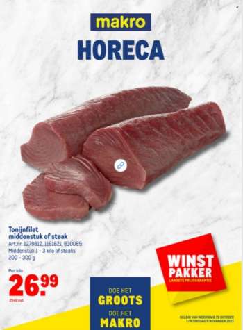 Makro-aanbieding - 13.10.2021 - 9.11.2021.