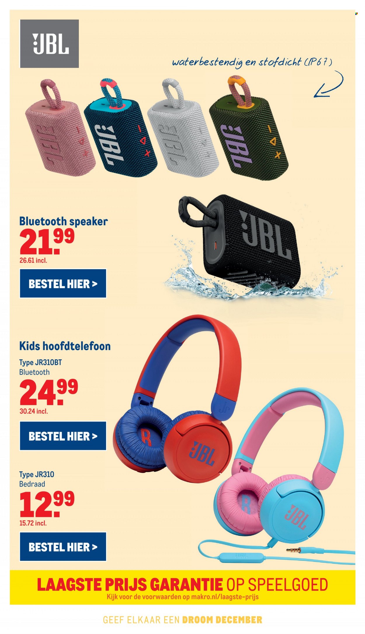 thumbnail - Makro-aanbieding - 27-10-2021 - 5-12-2021 -  producten in de aanbieding - Bluetooth Speaker, JBL, hoofdtelefoon, speelgoed. Pagina 84.