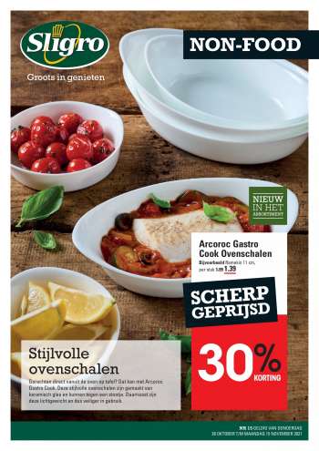 Sligro-aanbieding - 28.10.2021 - 15.11.2021.