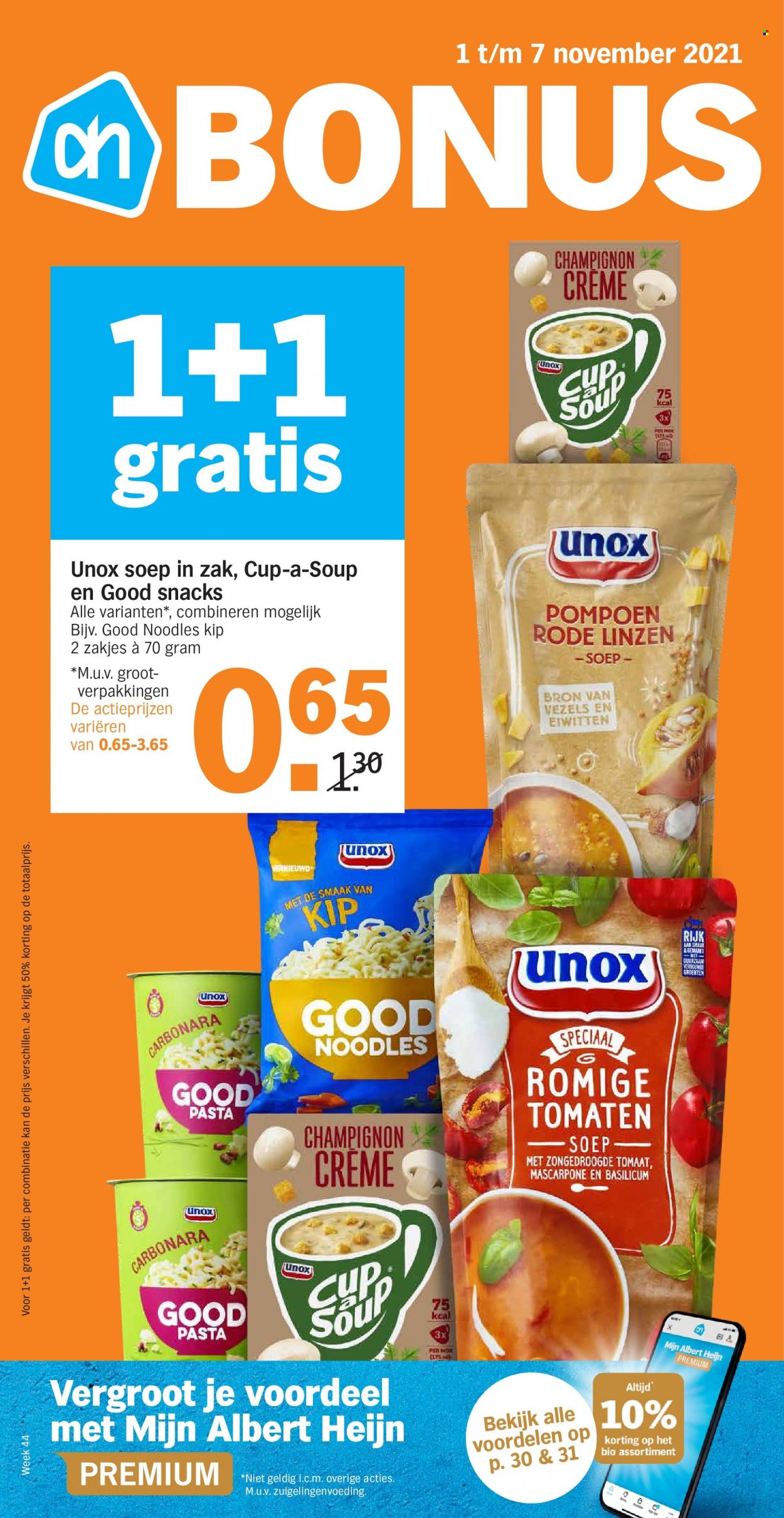 Albert Heijn-aanbieding - 1-11-2021 - 7-11-2021. Pagina 1