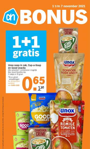 Albert Heijn-aanbieding - 1.11.2021 - 7.11.2021.