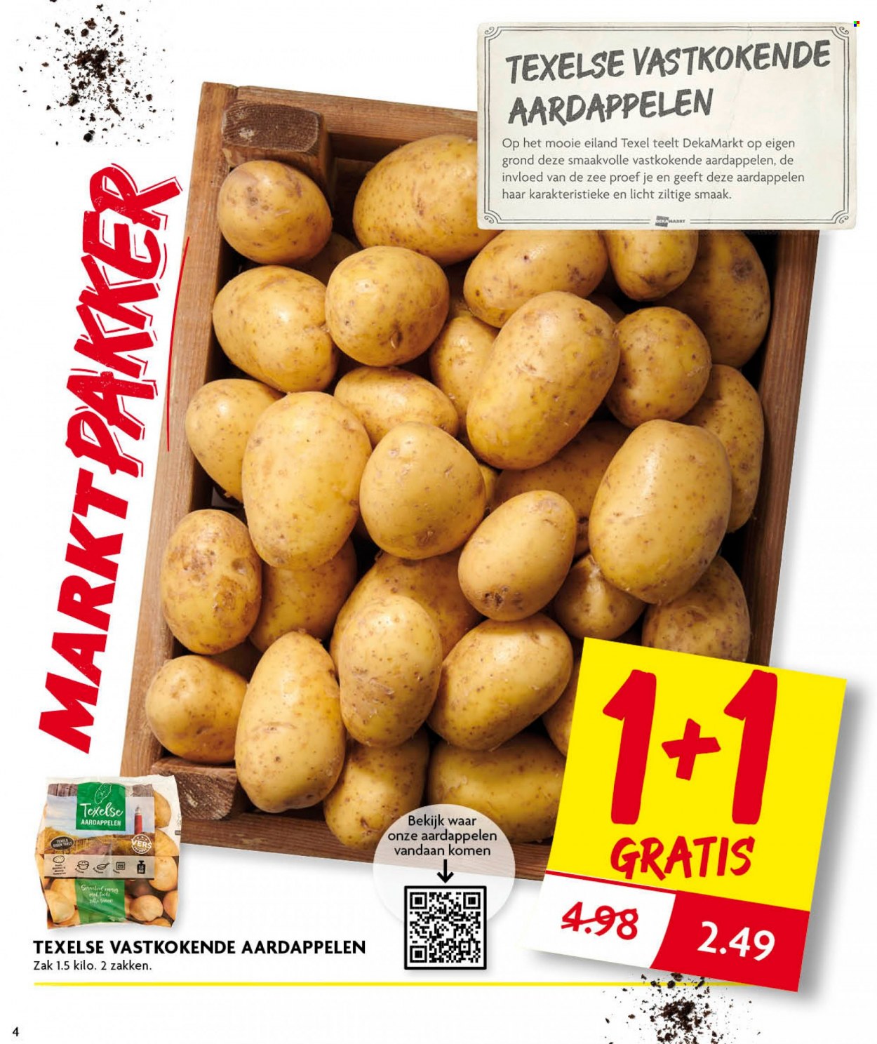 thumbnail - DekaMarkt-aanbieding - 31-10-2021 - 6-11-2021 -  producten in de aanbieding - aardappelen. Pagina 4.