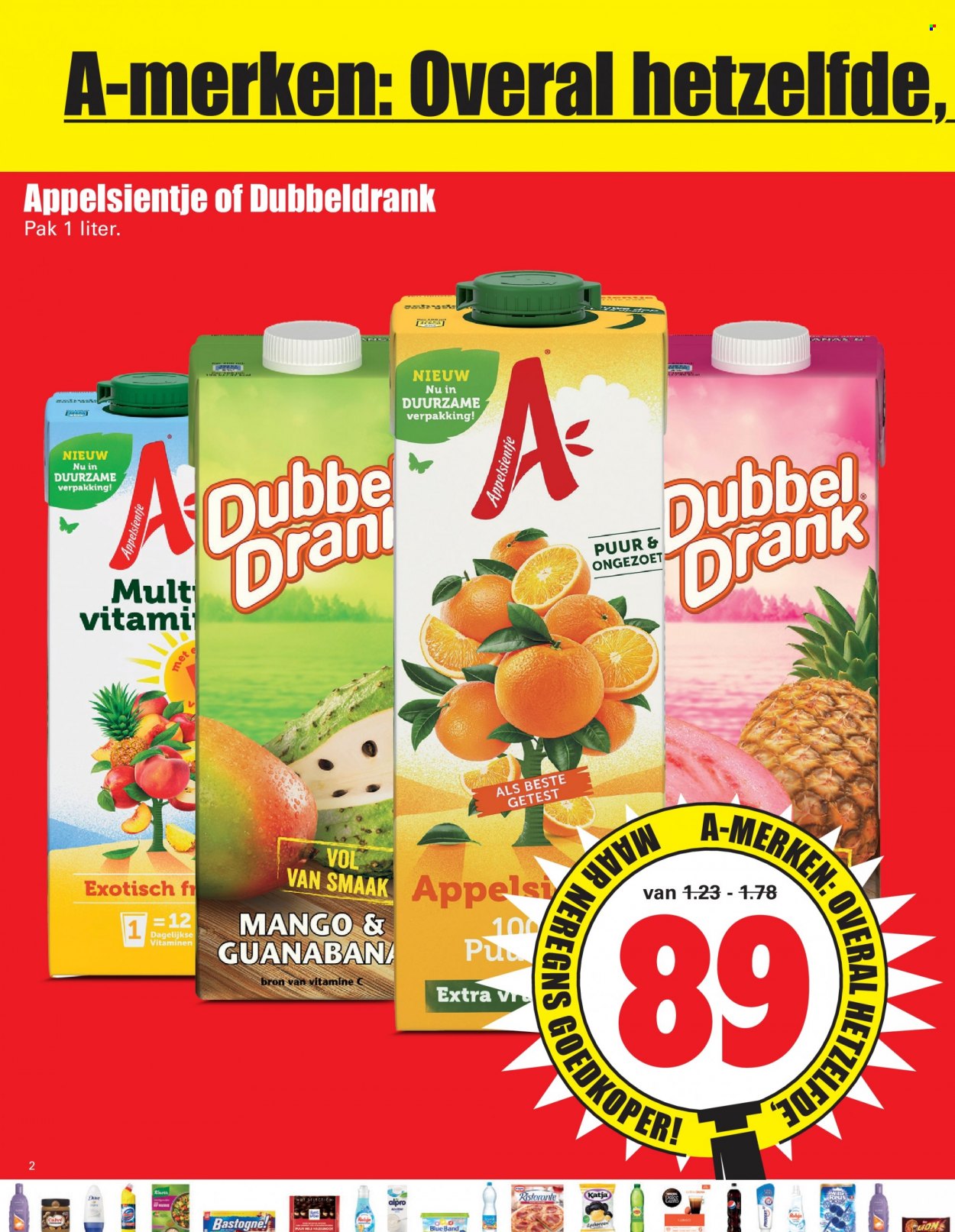 thumbnail - Dirk-aanbieding - 31-10-2021 - 6-11-2021 -  producten in de aanbieding - mango, Calvé, appelsientje. Pagina 2.