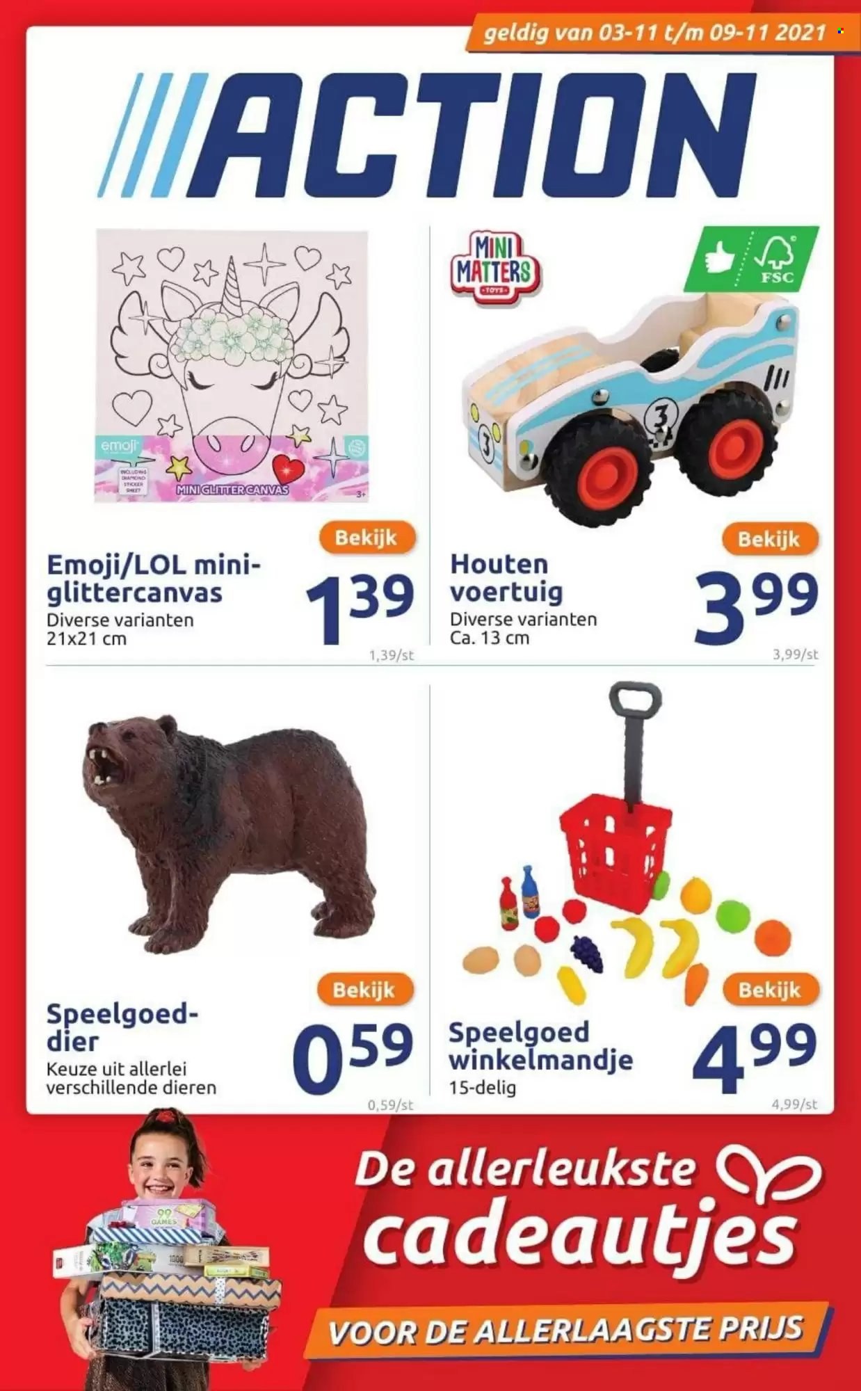 thumbnail - Action-aanbieding - 3-11-2021 - 9-11-2021 -  producten in de aanbieding - speelgoed. Pagina 1.