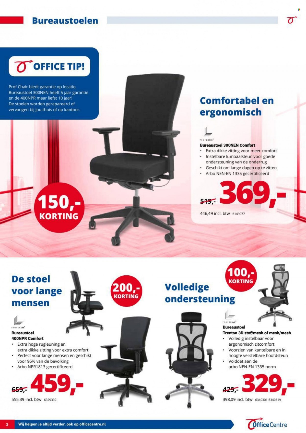 thumbnail - Office Centre-aanbieding - 3-11-2021 - 7-12-2021 -  producten in de aanbieding - stoel, bureaustoel. Pagina 3.