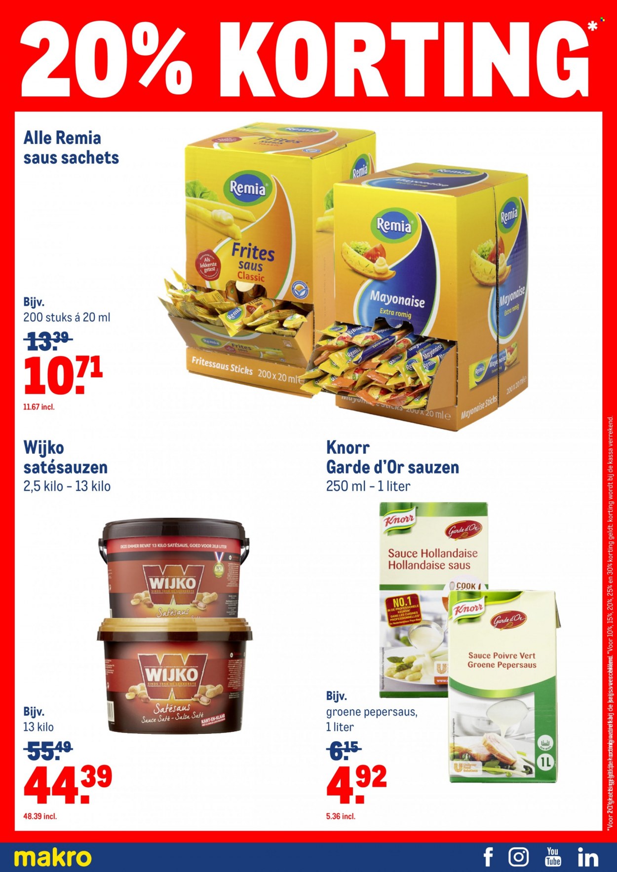 thumbnail - Makro-aanbieding - 10-11-2021 - 7-12-2021 -  producten in de aanbieding - Knorr, mayonaise, frites, pepersaus. Pagina 4.