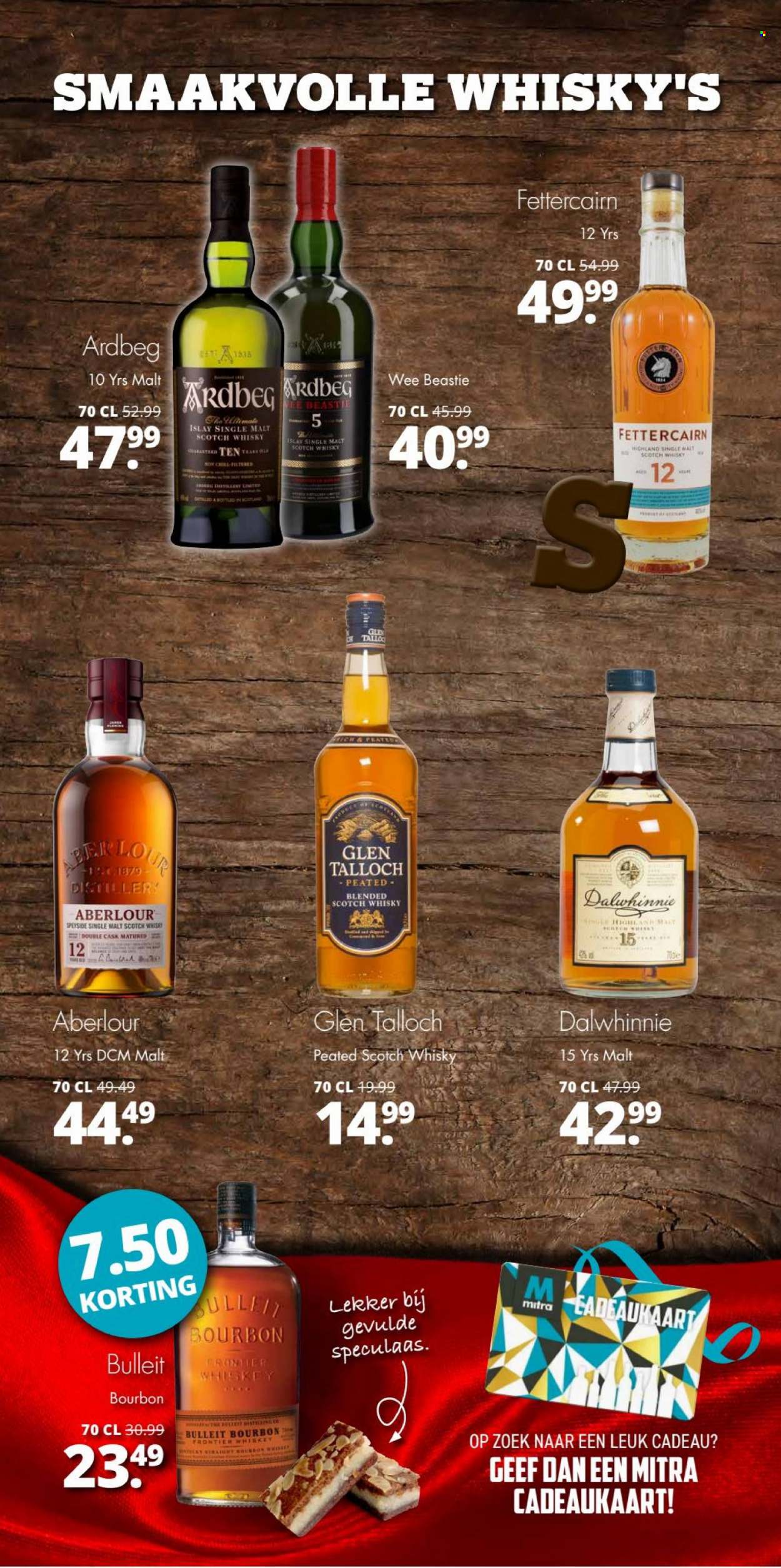 thumbnail - Mitra-aanbieding - 15-11-2021 - 28-11-2021 -  producten in de aanbieding - blended scotch whisky, Bourbon, scotch whisky, Single Malt, whiskey, whisky. Pagina 2.