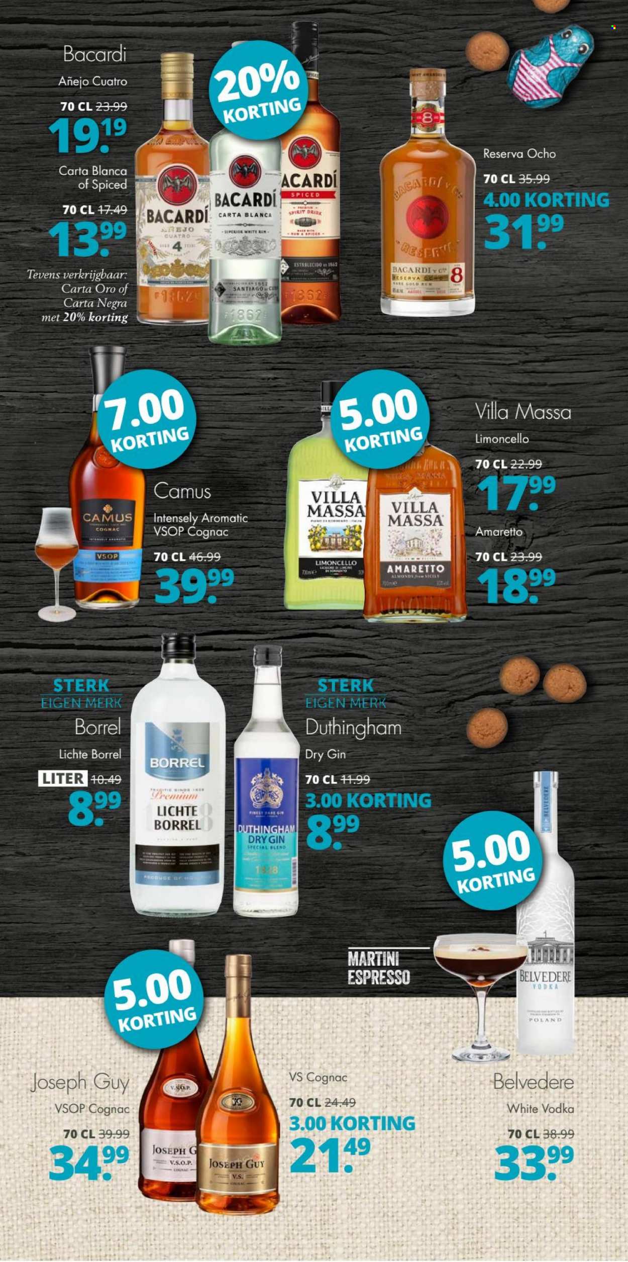 thumbnail - Mitra-aanbieding - 15-11-2021 - 28-11-2021 -  producten in de aanbieding - Bacardi, cognac, Limoncello, Martini, vodka, gin, Amaretto. Pagina 4.