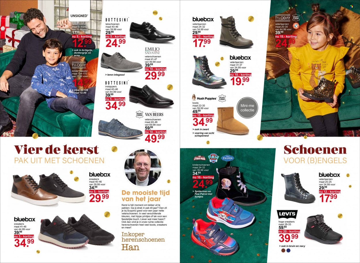 thumbnail - Scapino-aanbieding - 15-11-2021 - 5-12-2021 -  producten in de aanbieding - instappers, sneakers, Spiderman, veterschoenen. Pagina 5.