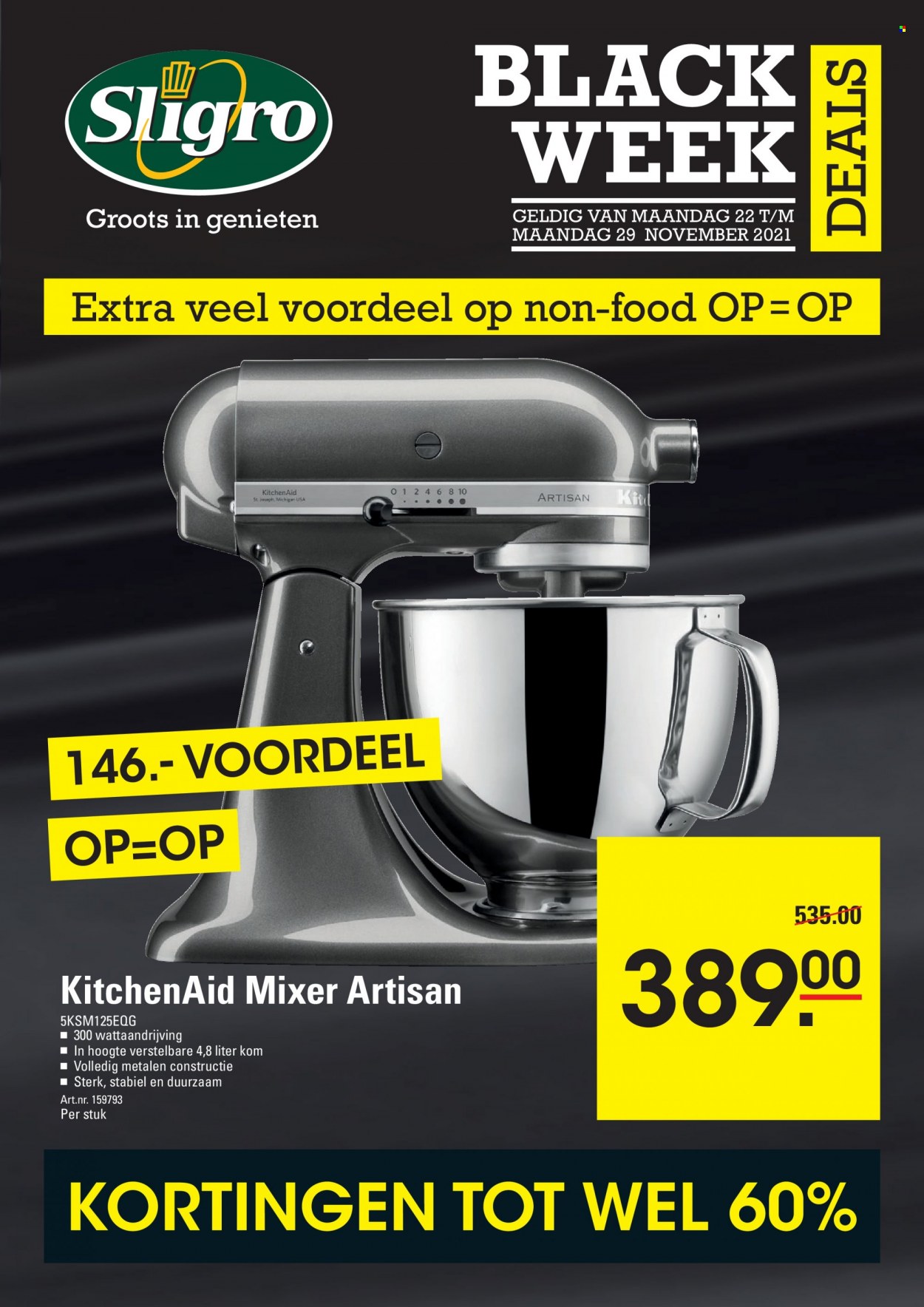 Sligro-aanbieding - 22-11-2021 - 29-11-2021. Pagina 1
