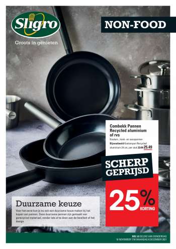 Sligro-aanbieding - 18.11.2021 - 6.12.2021.