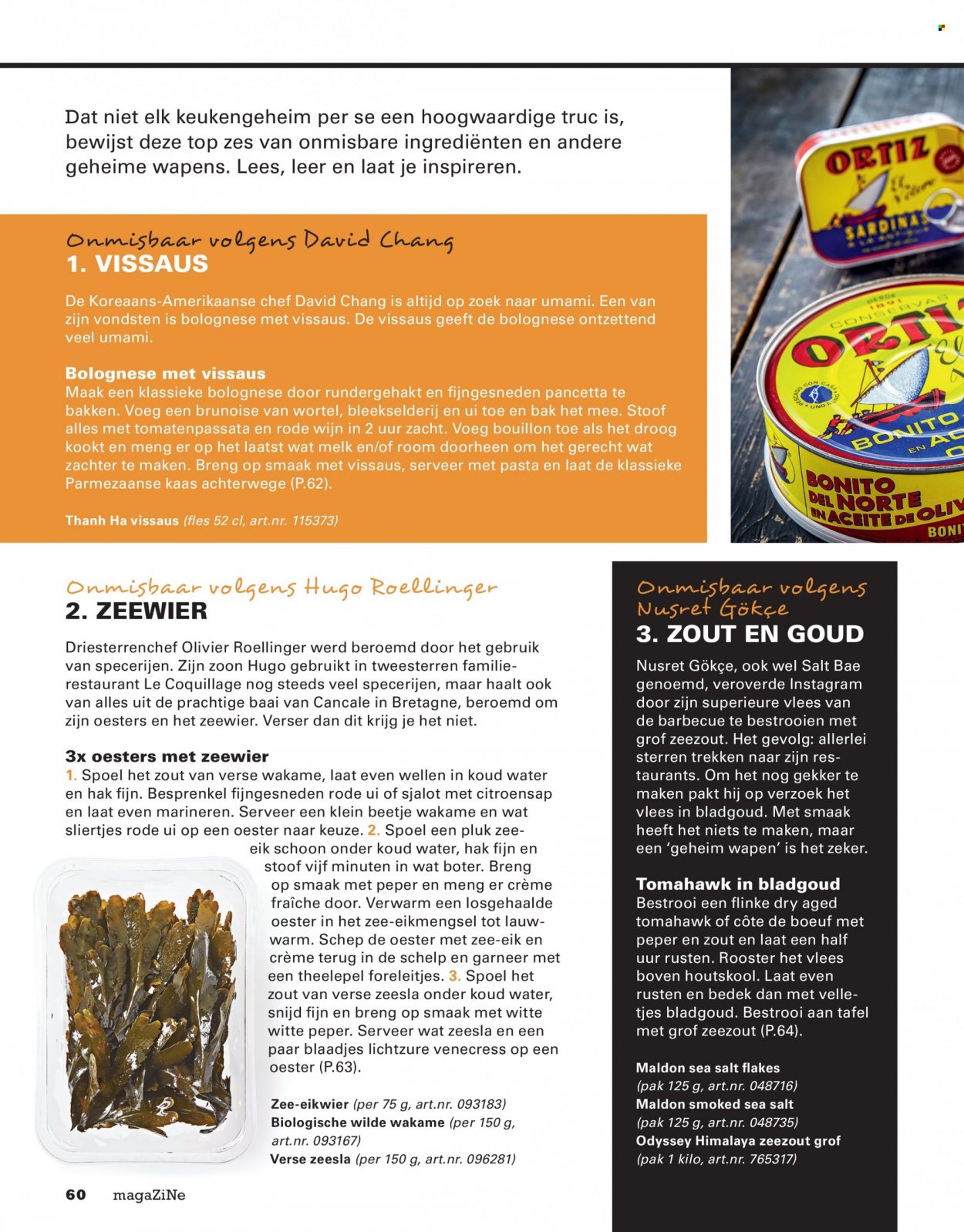 Sligro-aanbieding. Pagina 60
