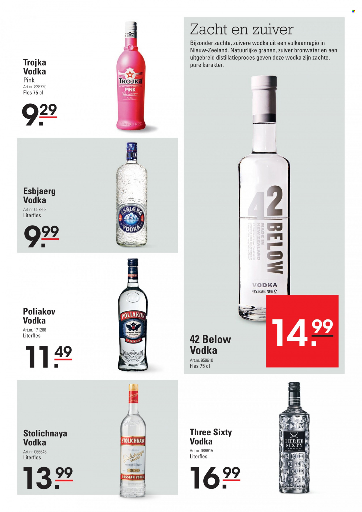 thumbnail - Sligro-aanbieding - 18-11-2021 - 6-12-2021 -  producten in de aanbieding - bronwater, vodka. Pagina 5.