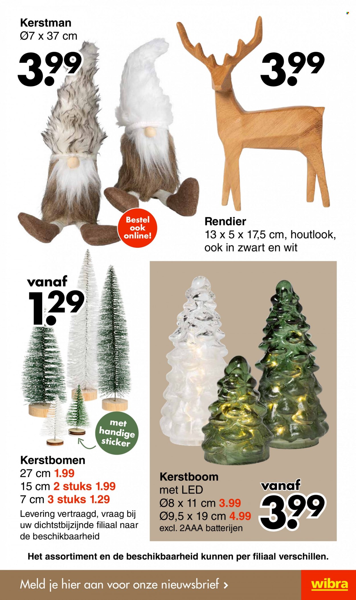thumbnail - Wibra-aanbieding - 22-11-2021 - 12-12-2021 -  producten in de aanbieding - kerstboom. Pagina 27.