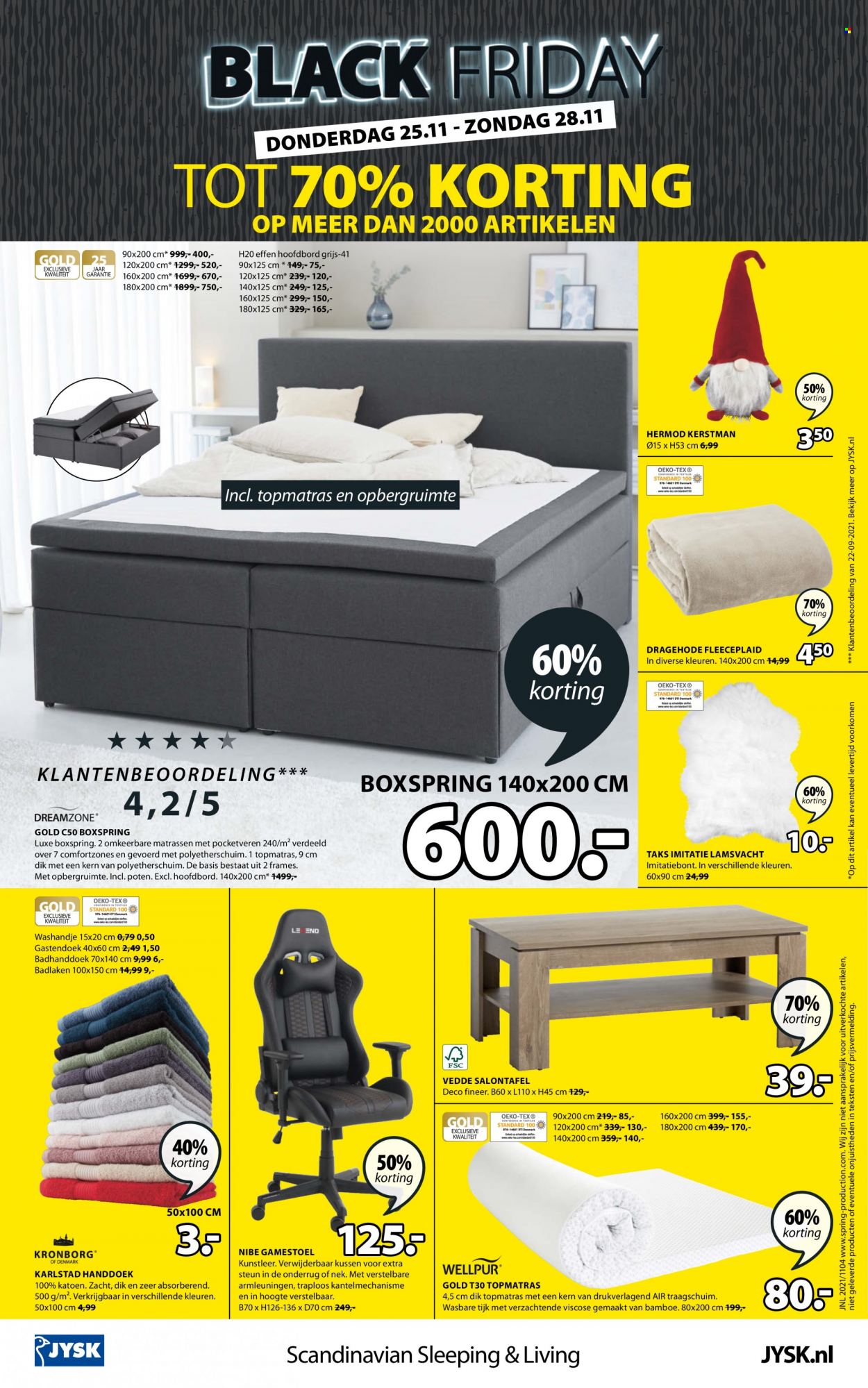 JYSK-aanbieding - 25-11-2021 - 28-11-2021. Pagina 16