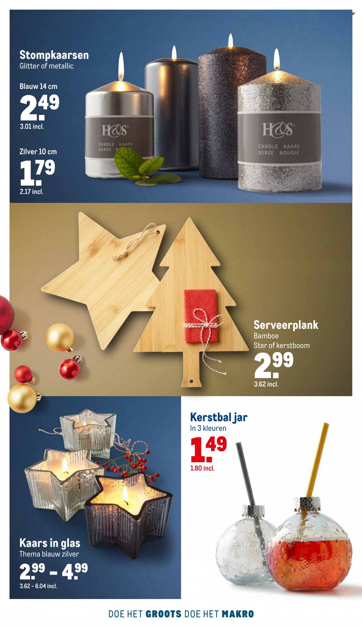 thumbnail - Makro-aanbieding - 24-11-2021 - 25-12-2021 -  producten in de aanbieding - kaars, kerstboom. Pagina 36.