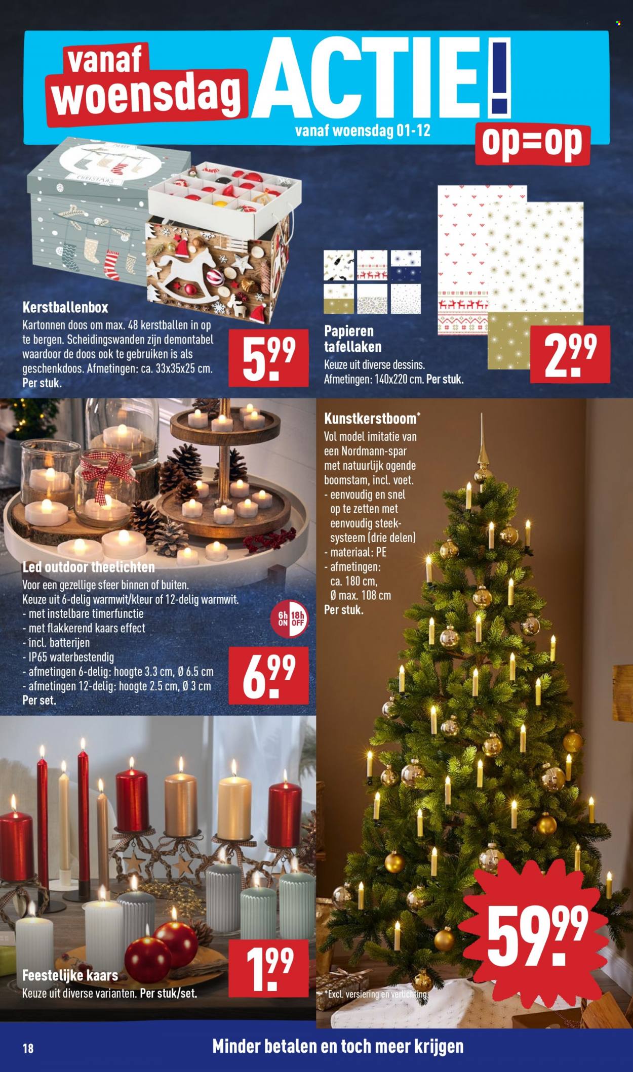 thumbnail - Aldi-aanbieding - 29-11-2021 - 5-12-2021 -  producten in de aanbieding - kerstball, verlichting. Pagina 18.
