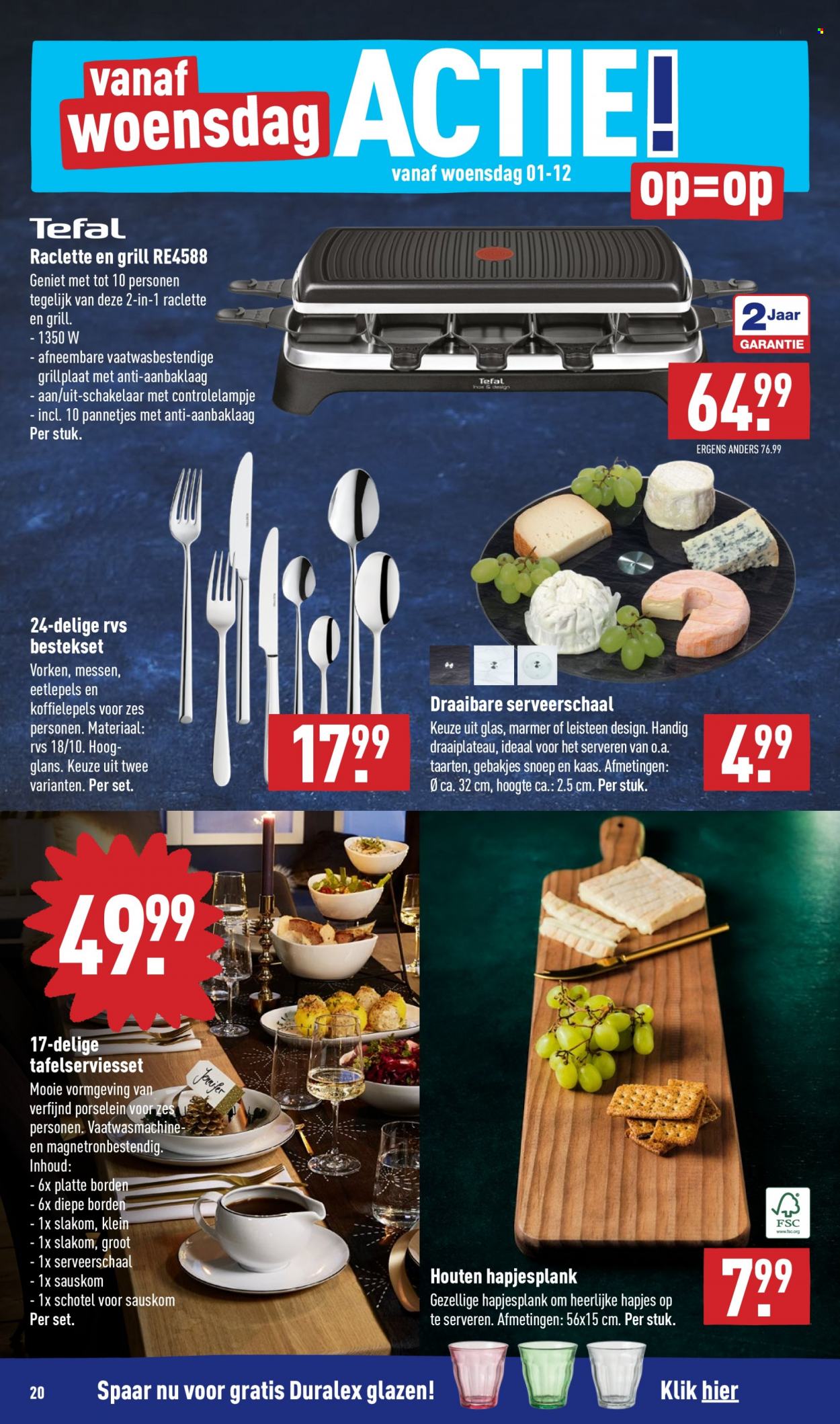 thumbnail - Aldi-aanbieding - 29-11-2021 - 5-12-2021 -  producten in de aanbieding - kaas, Raclette. Pagina 20.