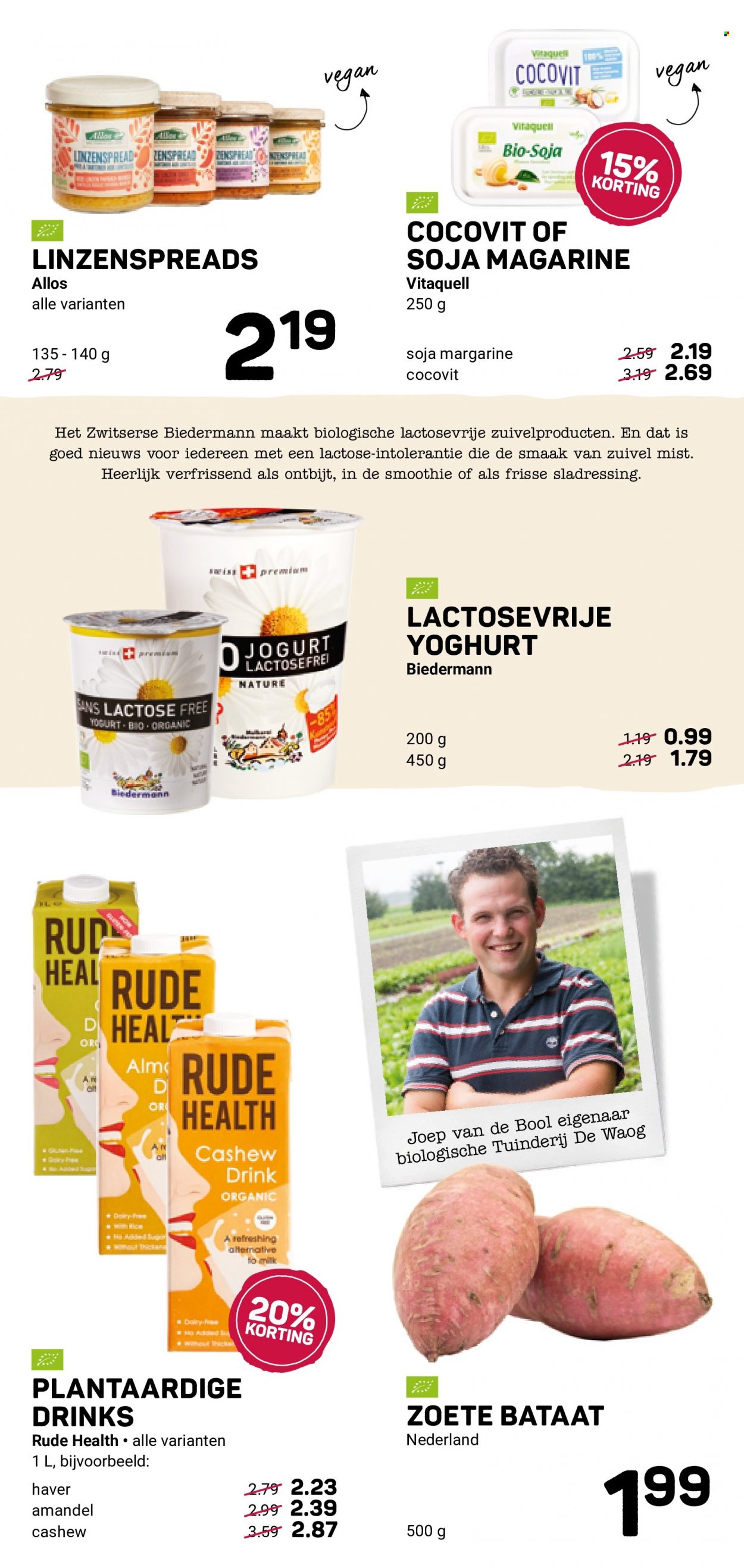 thumbnail - Ekoplaza-aanbieding - 24-11-2021 - 30-11-2021 -  producten in de aanbieding - zoete bataat, yoghurt, smoothie. Pagina 2.
